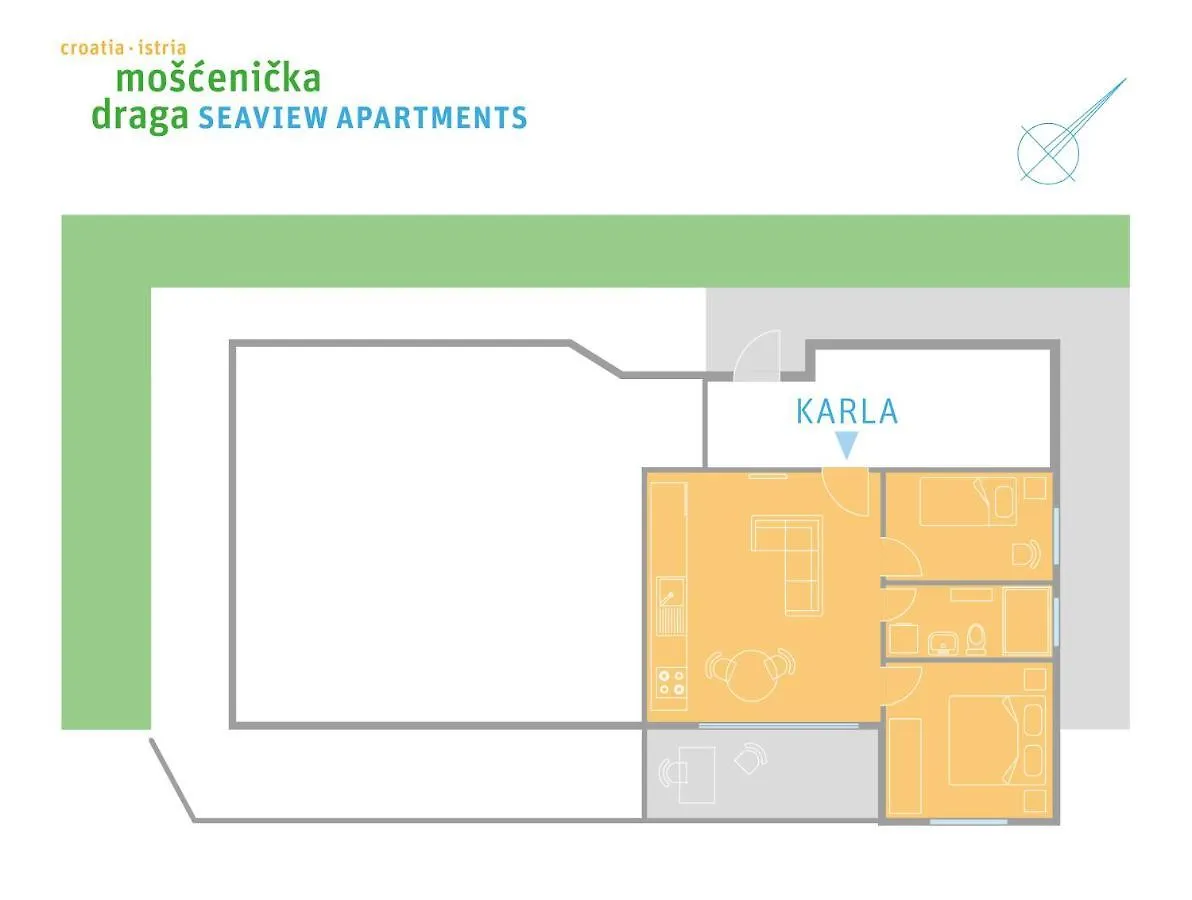 Seaview Apartments Croatia Karla Mošćenička Draga